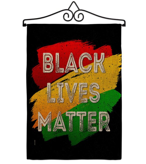 Black Lives Freedom - Support Inspirational Vertical Impressions Decorative Flags HG170071 Made In USA - Image 13