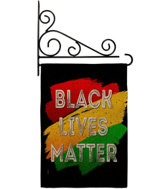 Black Lives Freedom - Support Inspirational Vertical Impressions Decorative Flags HG170071 Made In USA - Image 14