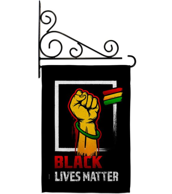Black Matter Anti Racism - Support Inspirational Vertical Impressions Decorative Flags HG170073 Made In USA - Image 8