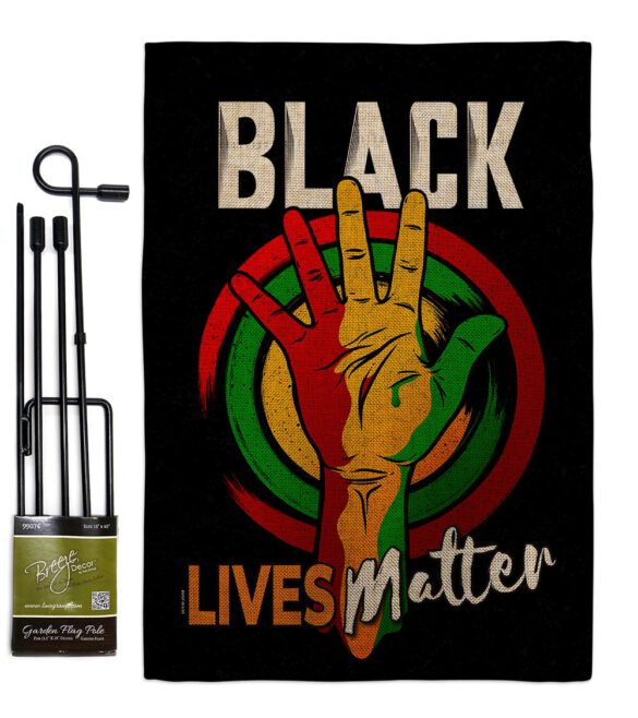 Black Freedom Civil  - Support Inspirational Vertical Impressions Decorative Flags HG170085 Made In USA - Image 12
