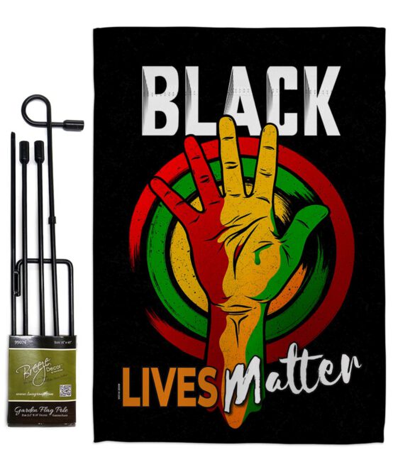 Black Freedom Civil  - Support Inspirational Vertical Impressions Decorative Flags HG170085 Made In USA - Image 4