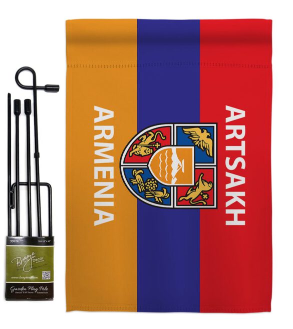 Artsakh Armenia - Support Inspirational Vertical Impressions Decorative Flags HG170157 Made In USA - Image 5