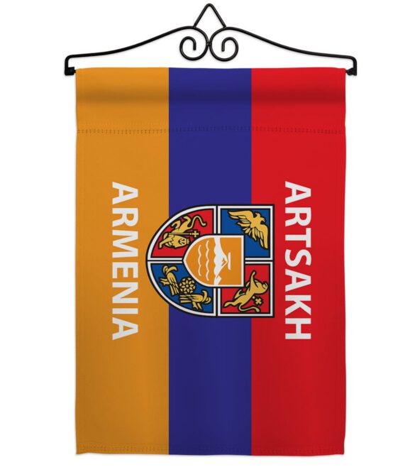 Artsakh Armenia - Support Inspirational Vertical Impressions Decorative Flags HG170157 Made In USA - Image 8