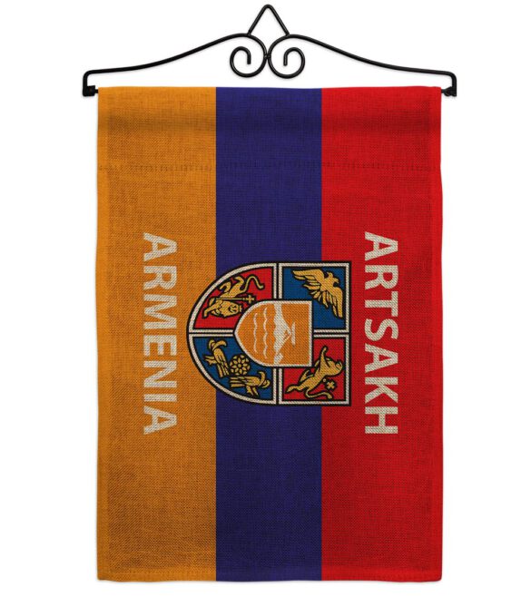 Artsakh Armenia - Support Inspirational Vertical Impressions Decorative Flags HG170157 Made In USA - Image 14