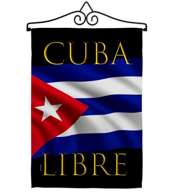 Cuba Libre - Support Inspirational Vertical Impressions Decorative Flags HG170217 Made In USA - Image 7