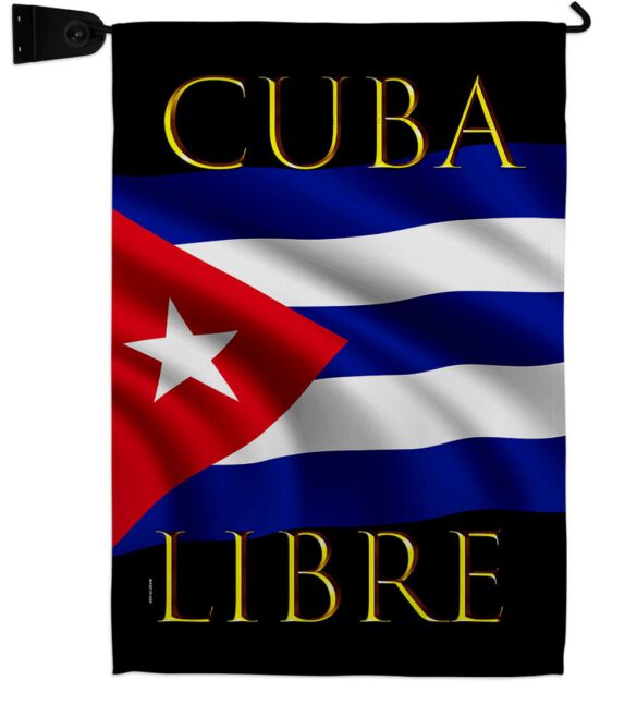 Cuba Libre - Support Inspirational Vertical Impressions Decorative Flags HG170217 Made In USA - Image 9