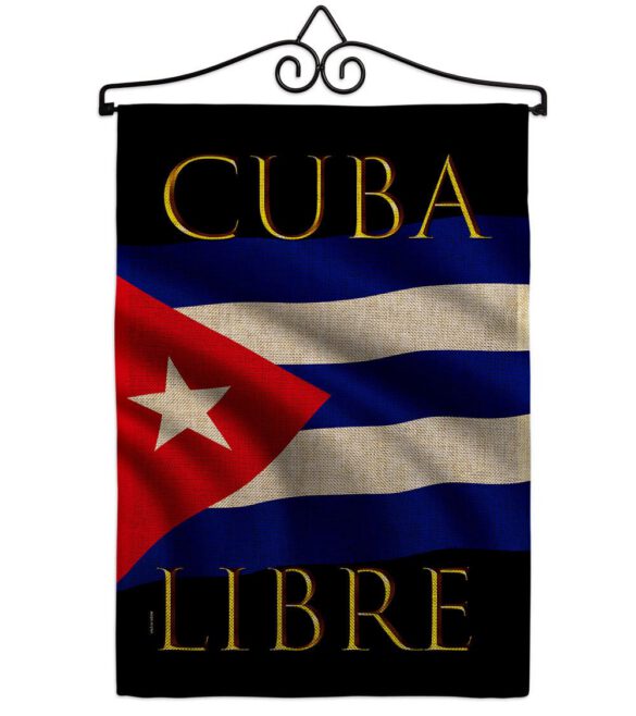 Cuba Libre - Support Inspirational Vertical Impressions Decorative Flags HG170217 Made In USA - Image 19