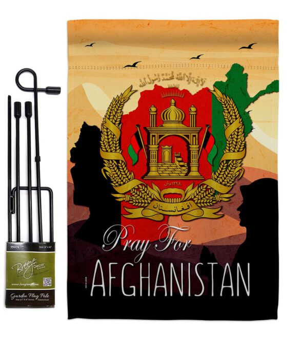 Afghanistan We Pray - Support Inspirational Vertical Impressions Decorative Flags HG170222 Made In USA - Image 5