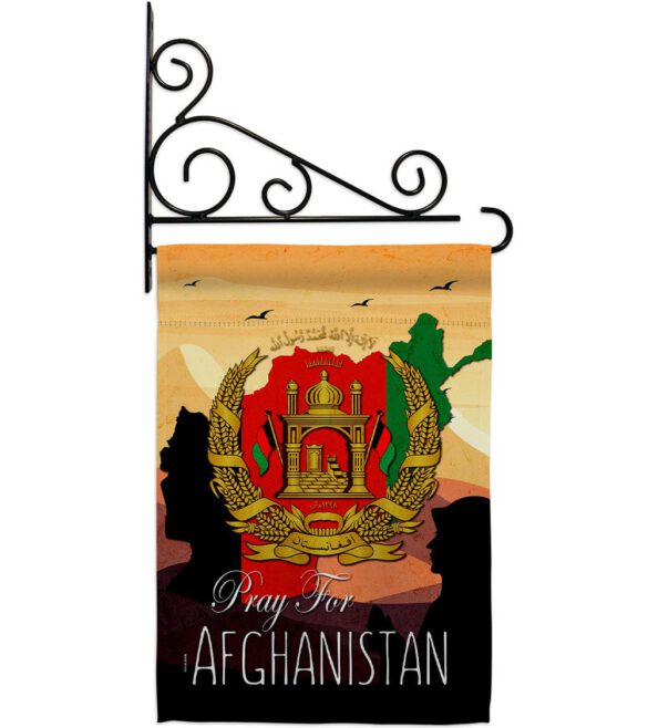 Afghanistan We Pray - Support Inspirational Vertical Impressions Decorative Flags HG170222 Made In USA - Image 9