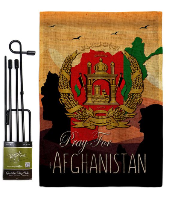 Afghanistan We Pray - Support Inspirational Vertical Impressions Decorative Flags HG170222 Made In USA - Image 17