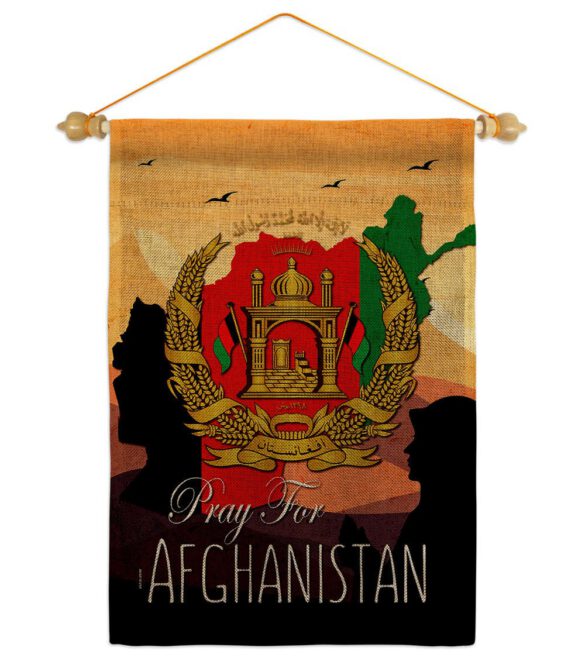 Afghanistan We Pray - Support Inspirational Vertical Impressions Decorative Flags HG170222 Made In USA - Image 23