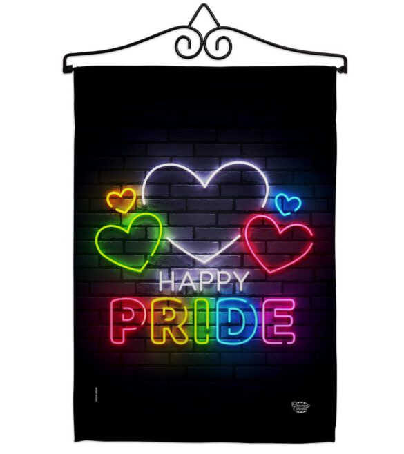 Happy Pride - Support Inspirational Vertical Impressions Decorative Flags HG192388 Made In USA - Image 7