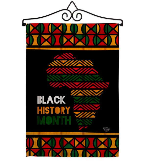 Afro-Americans History Month - Support Inspirational Vertical Impressions Decorative Flags HG192426 Made In USA - Image 8