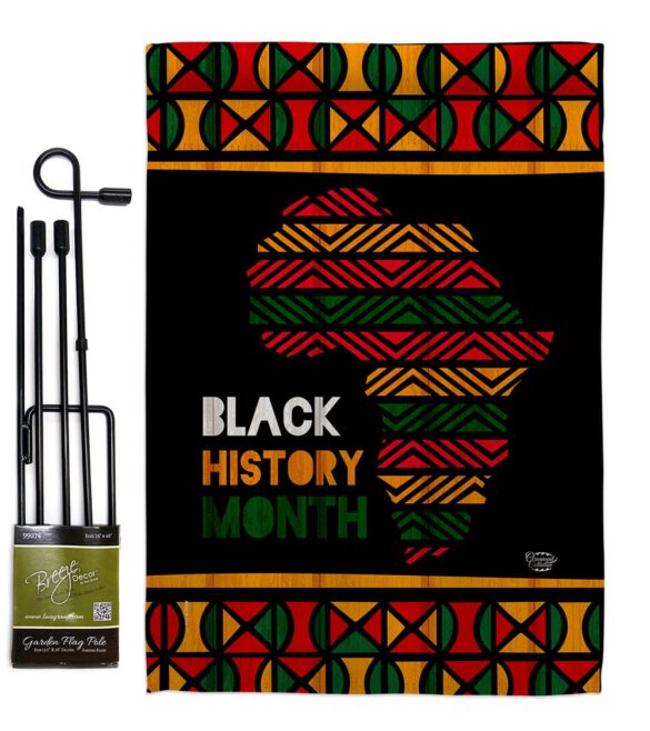 Afro-Americans History Month - Support Inspirational Vertical Impressions Decorative Flags HG192426 Made In USA - Image 5