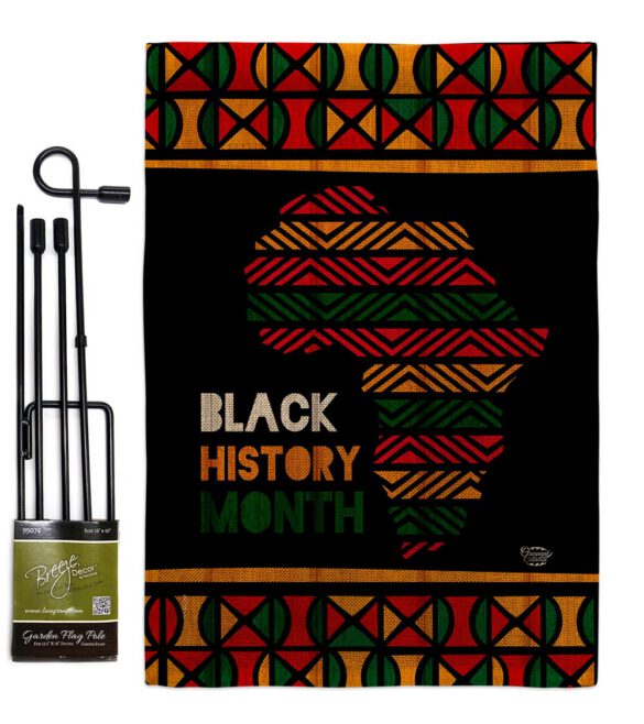 Afro-Americans History Month - Support Inspirational Vertical Impressions Decorative Flags HG192426 Made In USA - Image 15