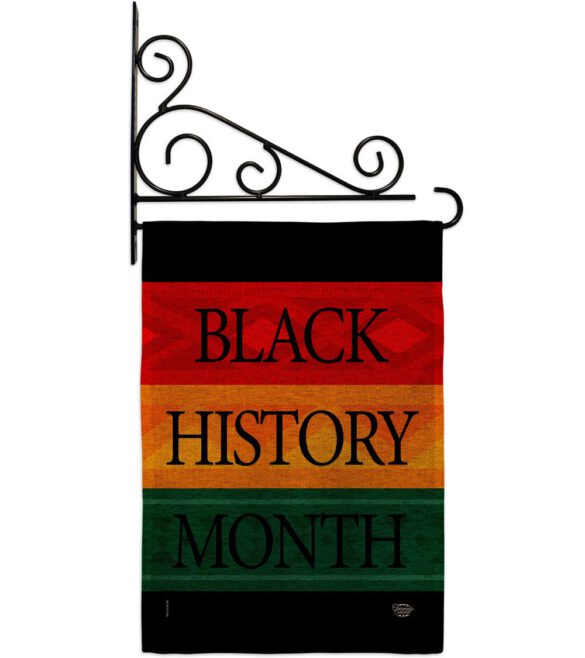 Black History Month Afro - Support Inspirational Vertical Impressions Decorative Flags HG192428 Made In USA - Image 18