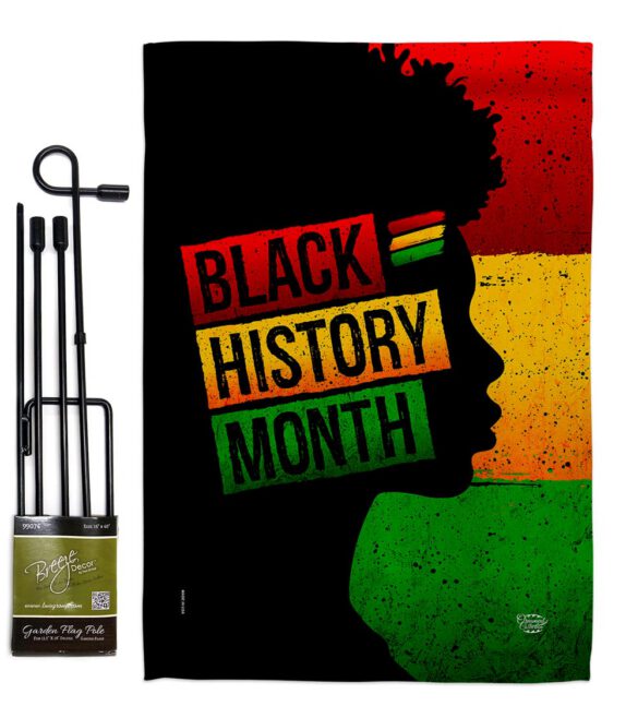 African History Month - Support Inspirational Vertical Impressions Decorative Flags HG192430 Made In USA - Image 5