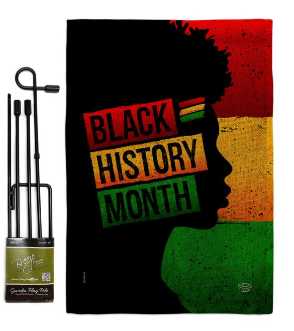 African History Month - Support Inspirational Vertical Impressions Decorative Flags HG192430 Made In USA - Image 15