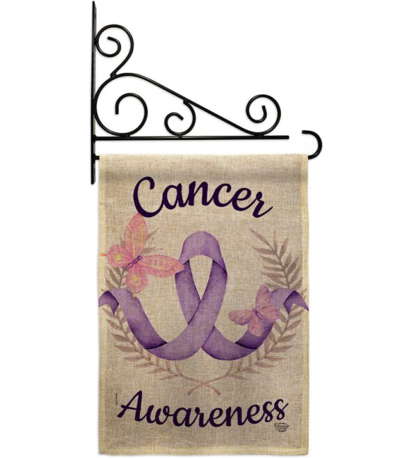 Cancer Awareness - Support Inspirational Vertical Impressions Decorative Flags HG192437 Made In USA - Image 18