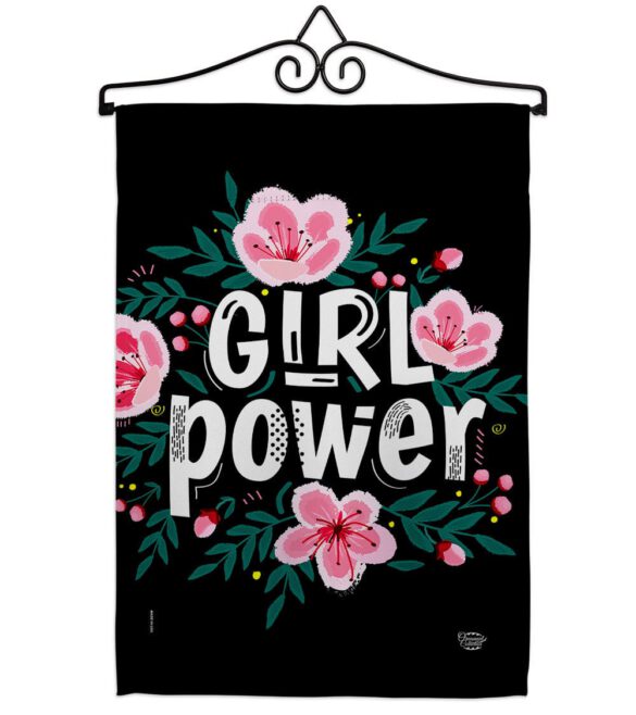 Girl Power - Support Inspirational Vertical Impressions Decorative Flags HG192606 Made In USA - Image 7