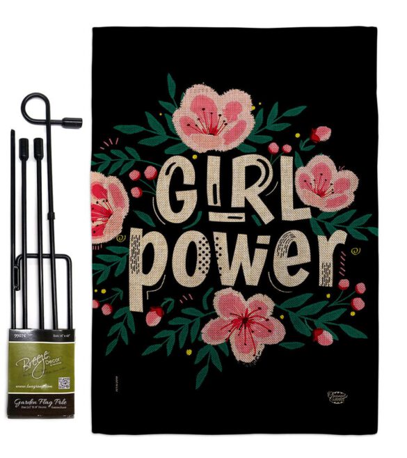 Girl Power - Support Inspirational Vertical Impressions Decorative Flags HG192606 Made In USA - Image 14