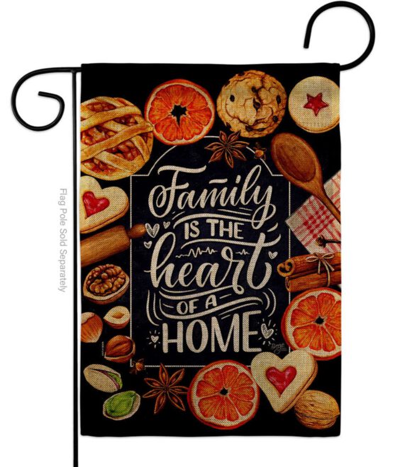Family is Heart - Sweet Home Inspirational Vertical Impressions Decorative Flags HG100076 Made In USA - Image 11