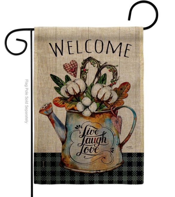 Cotton Bouquet - Sweet Home Inspirational Vertical Impressions Decorative Flags HG100079 Made In USA - Image 11