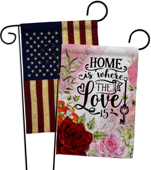Home Love Is - Sweet Home Inspirational Vertical Impressions Decorative Flags HG130385 Made In USA - Image 7