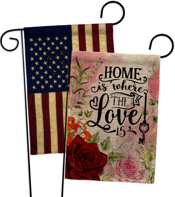 Home Love Is - Sweet Home Inspirational Vertical Impressions Decorative Flags HG130385 Made In USA - Image 28