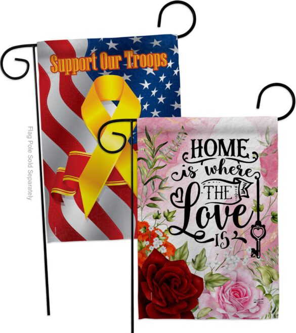 Home Love Is - Sweet Home Inspirational Vertical Impressions Decorative Flags HG130385 Made In USA - Image 13