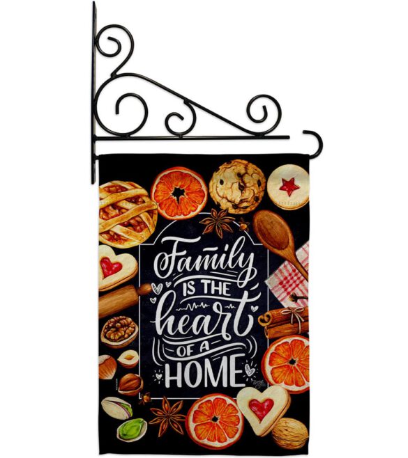 Family is Heart - Sweet Home Inspirational Vertical Impressions Decorative Flags HG100076 Made In USA - Image 8