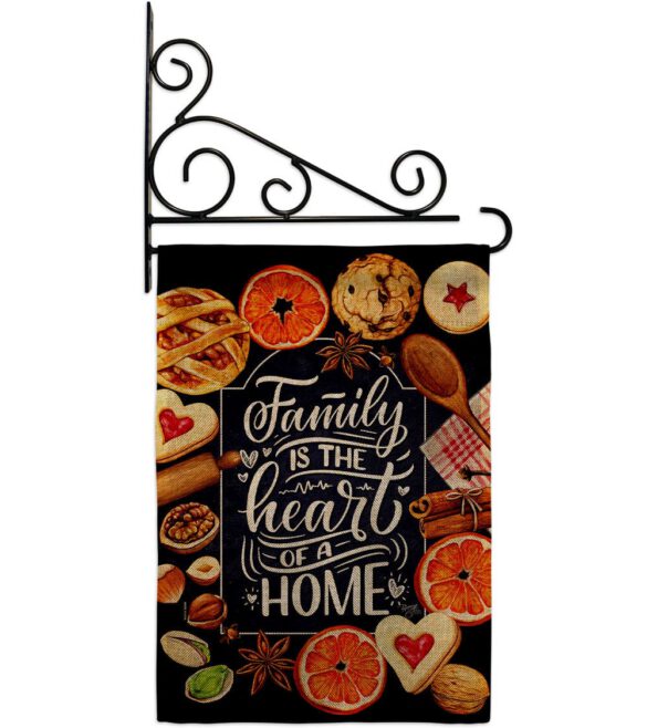 Family is Heart - Sweet Home Inspirational Vertical Impressions Decorative Flags HG100076 Made In USA - Image 18
