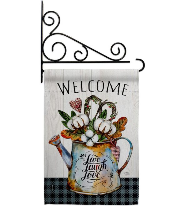 Cotton Bouquet - Sweet Home Inspirational Vertical Impressions Decorative Flags HG100079 Made In USA - Image 8