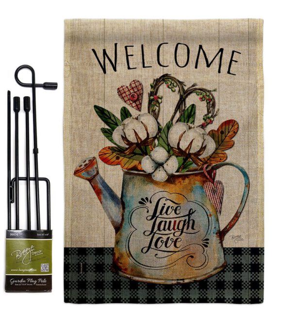 Cotton Bouquet - Sweet Home Inspirational Vertical Impressions Decorative Flags HG100079 Made In USA - Image 14