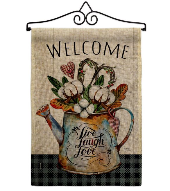 Cotton Bouquet - Sweet Home Inspirational Vertical Impressions Decorative Flags HG100079 Made In USA - Image 17