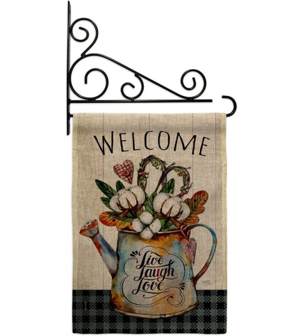 Cotton Bouquet - Sweet Home Inspirational Vertical Impressions Decorative Flags HG100079 Made In USA - Image 18