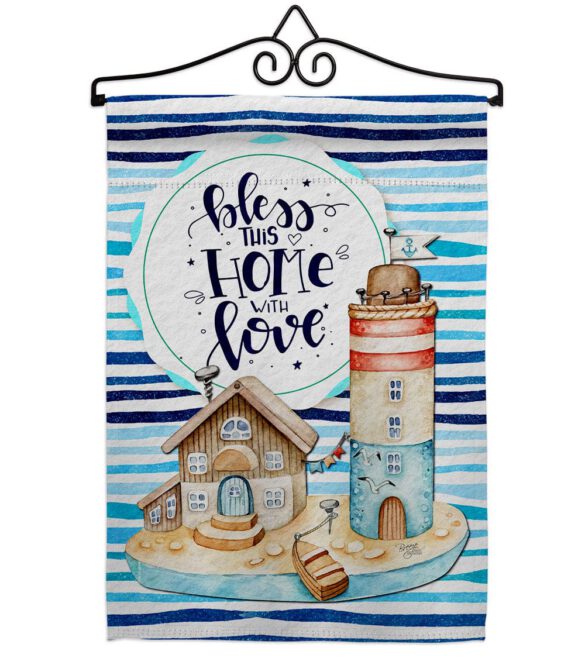 Bless Home Love - Sweet Home Inspirational Vertical Impressions Decorative Flags HG100083 Made In USA - Image 7