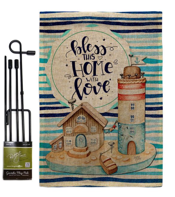 Bless Home Love - Sweet Home Inspirational Vertical Impressions Decorative Flags HG100083 Made In USA - Image 14
