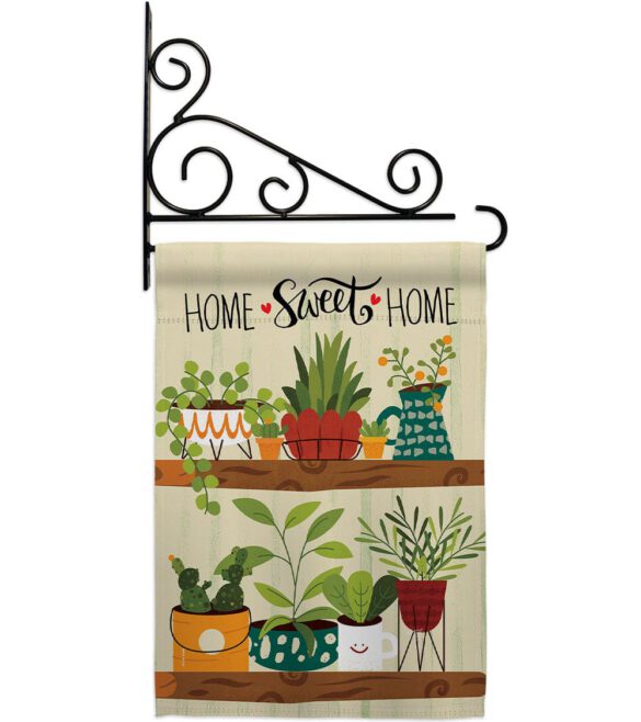 Group Plants - Sweet Home Inspirational Vertical Impressions Decorative Flags HG100086 Made In USA - Image 8