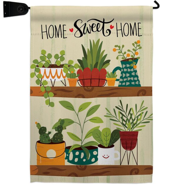 Group Plants - Sweet Home Inspirational Vertical Impressions Decorative Flags HG100086 Made In USA - Image 21