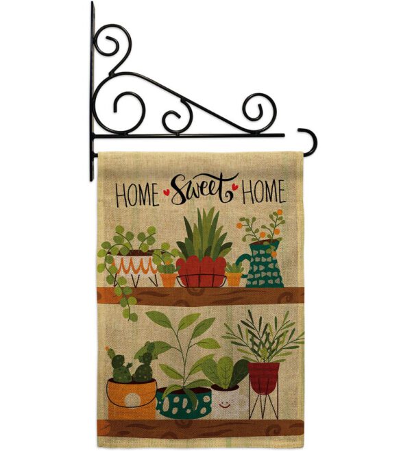 Group Plants - Sweet Home Inspirational Vertical Impressions Decorative Flags HG100086 Made In USA - Image 18