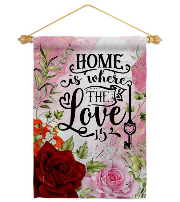 Home Love Is - Sweet Home Inspirational Vertical Impressions Decorative Flags HG130385 Made In USA - Image 19