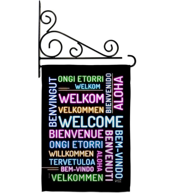 Best Welcome - Sweet Home Inspirational Vertical Impressions Decorative Flags HG137600 Made In USA - Image 8
