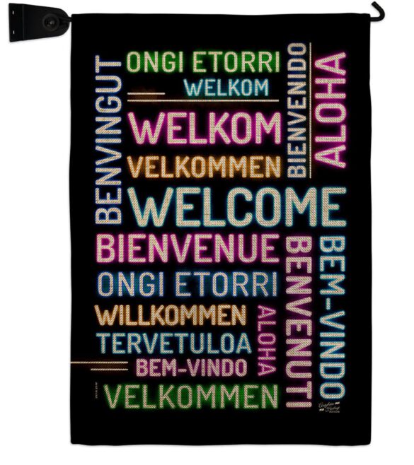 Best Welcome - Sweet Home Inspirational Vertical Impressions Decorative Flags HG137600 Made In USA - Image 21