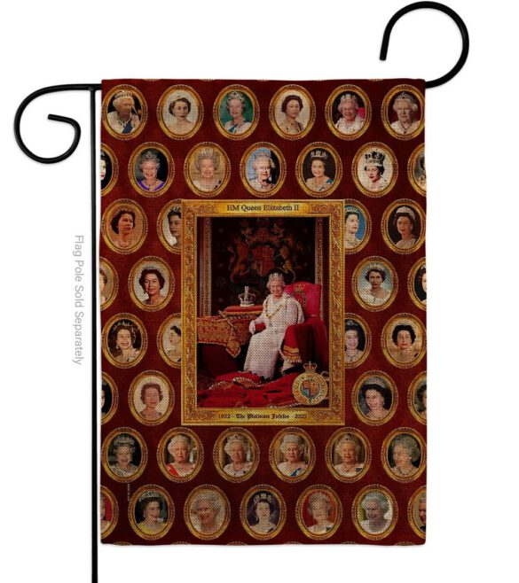 HM Queen Elizabeth II - Expression Inspirational Vertical Impressions Decorative Flags HG180316 Made In USA - Image 22