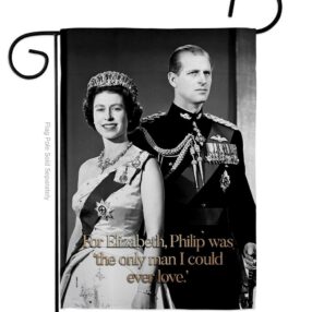 Elizabeth & Philip - Expression Inspirational Vertical Impressions Decorative Flags HG180322 Made In USA