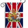 Coat Of Arms Of United Kingdom - Expression Inspirational Vertical Impressions Decorative Flags HG180324 Made In USA