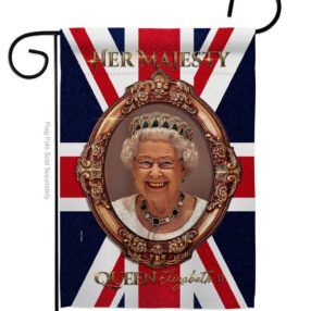Her Majesty QE II - Expression Inspirational Vertical Impressions Decorative Flags HG180340 Made In USA