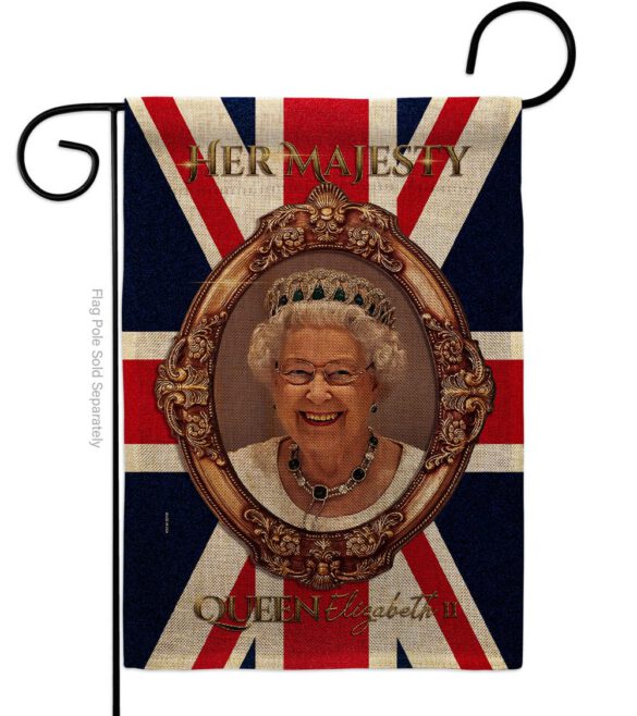 Her Majesty QE II - Expression Inspirational Vertical Impressions Decorative Flags HG180340 Made In USA - Image 22