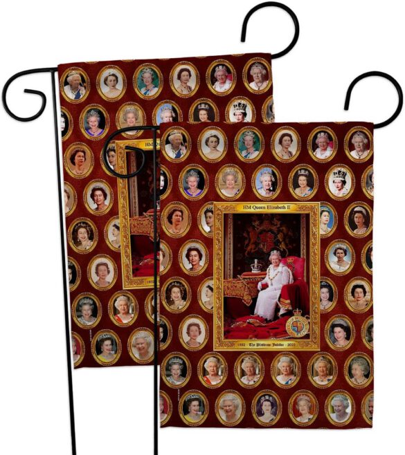 HM Queen Elizabeth II - Expression Inspirational Vertical Impressions Decorative Flags HG180316 Made In USA - Image 11